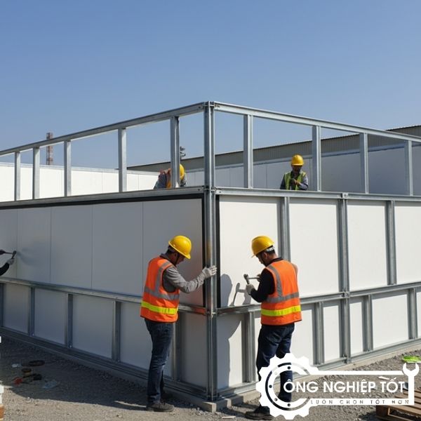 Bồn SMC composite lắp ghép